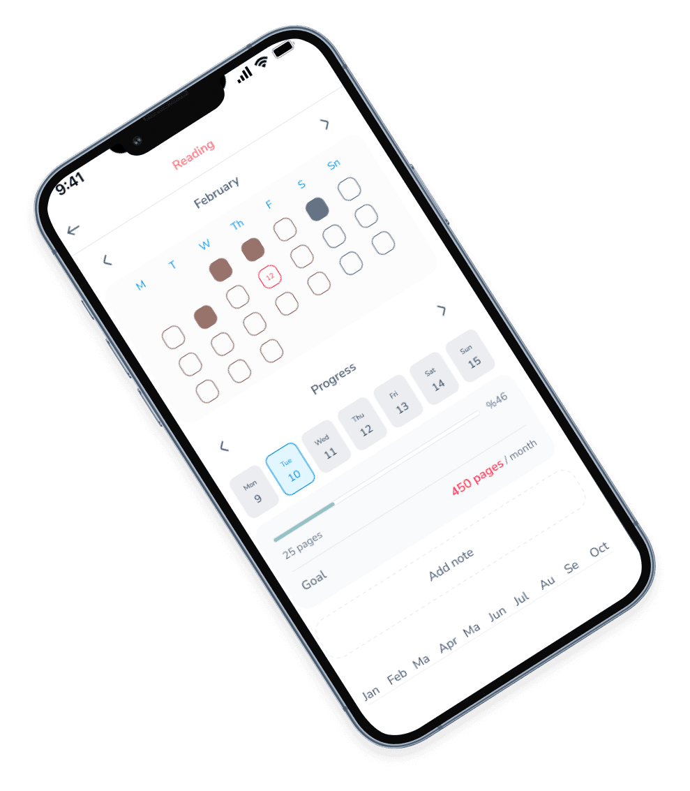 Habitier add habit screen mockup